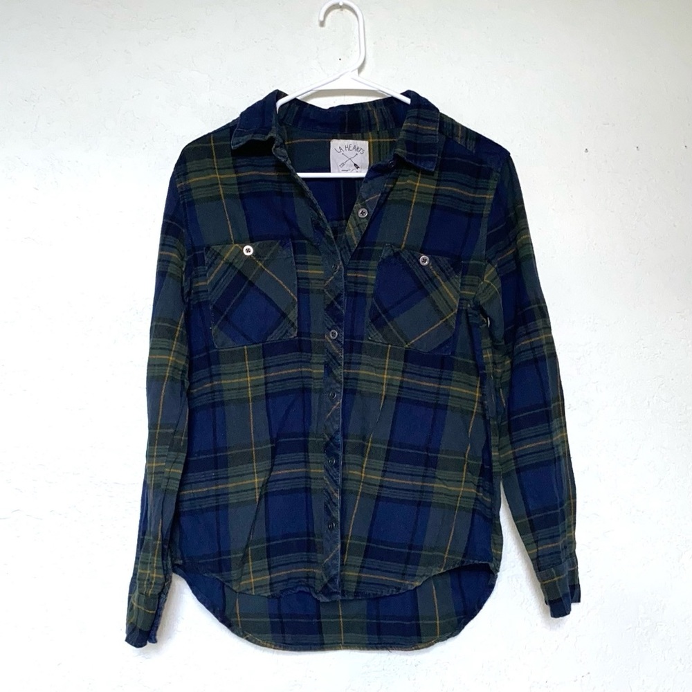 Green Plaid Shirt